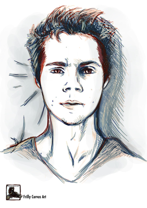 Some more teen wolf fanart ~ been way to long since I&rsquo;ve drawn a portrait the not laz