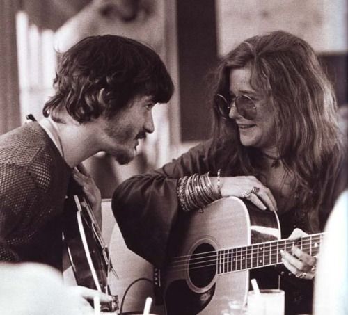 Janis with Rick Danko, 1970.