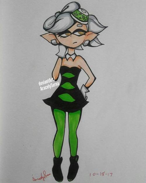 #Inktober 18 Marie #splat #splatoon #nintendo #splatoon2 #marie #splatoonmarie #splatoonfanart #squi