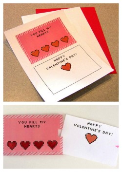 drawn4life:  truebluemeandyou:  DIY Animated Cards from Instructables’ User goldlego. First seen at MAKE. GIFs cropped and sized to fit Tumblr’s 1.75MB maximum size using my favorite GIF resizing program: lunapic.com. DIY Retro Valentine’s Day