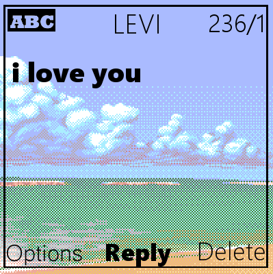 XXX peachem:  “Text Me“ (#36) LEVI received photo