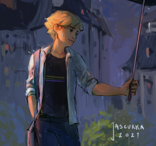Okay Hear Me Out- I Just HAD To Draw The Umbrella Scene Ok? Also Hopefully I’ll Watch The Next S4 Episode