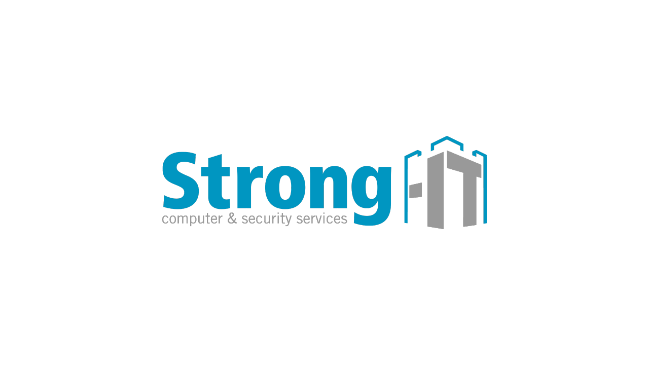 Het nieuwe logo voor Strong-IT.