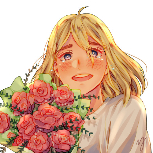 idestia19: “Happy birthday, small queen.”It’s Historia’s birthday today! (01/15)art by idestia. ❤️ ❤