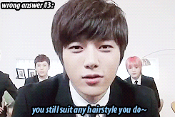 chandoo: the correct response to when a girl says:‘oppa~ would i look less chubby if i tie my hair up/back?’