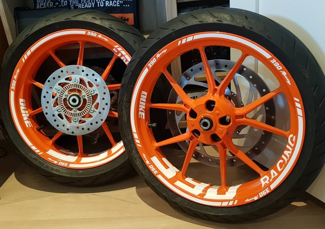 Ktm Duke Felgenaufkleber