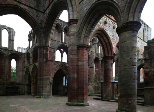 thesilicontribesman:Lanercost Priory, near Hadrian’s Wall, NorthumbriaThis famous priory has a long 