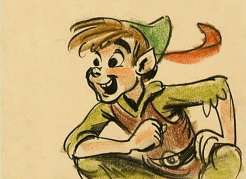 Early Peter Pan character designs