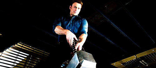 jaeger-kisaragi:  Tony: ‘’If I lift it do I get to rule Asgard?’’Thor: ‘’Yes