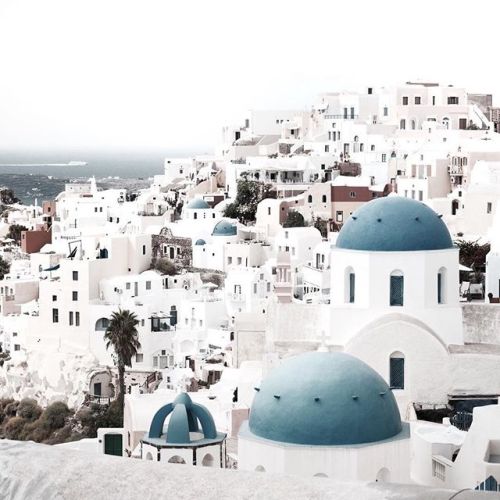 vintagepales:Santorini, Greece by adampartridge