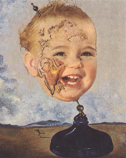 Porn salvadordali-art:    Baby Map Of The World photos