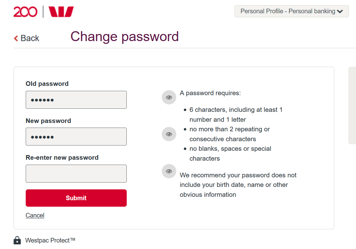 Password Requirements Shaming