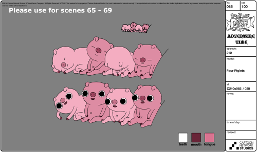 selected character model sheets (2 of 2) from Angel Facecharacter & prop supervisor - Derek Kirk Kimcharacter & prop designers - Joy Ang & Michael DeForgemodel clean-up - Alex Camposart director - Sandra Leecolor stylist - Catherine E. Simmond