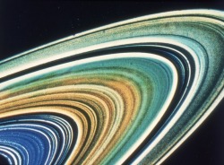 onegiantleapformankind:Saturn’s rings taken