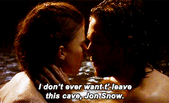 laurelcasfillo:I should have stayed in that cave with Ygritte. If there was a life beyond this one, 