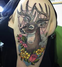 charlotteeleanortattoos:  #stag I did today!