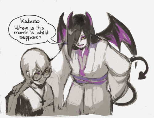 succubus and nun aesthetic“ why should i have to pay when you used my dna to clone children wi