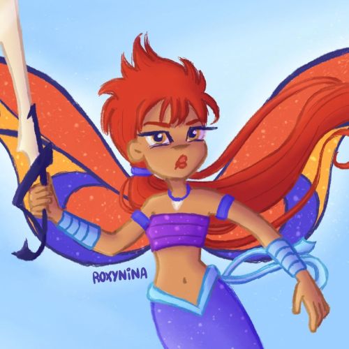 Heroic ‍♀️For this one, I decided to draw Tressa, a mermaid character from Winx Club. It was suppose