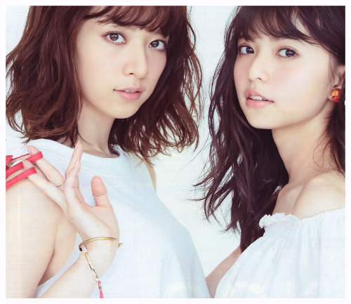 46pic:  Nanami Hashimoto × Asuka Saito - CanCam  