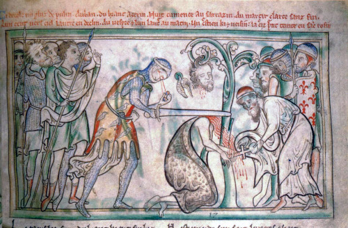 Illustrations from the Psalter of St. Alban by Matthew Paris (1200-1259)