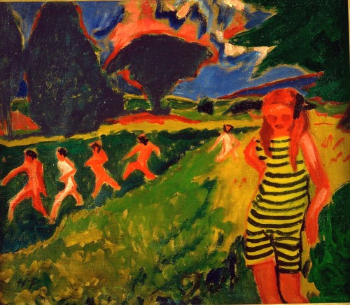 artist-max-pechstein: The yellow and black jersey, 1909, Max Pechstein