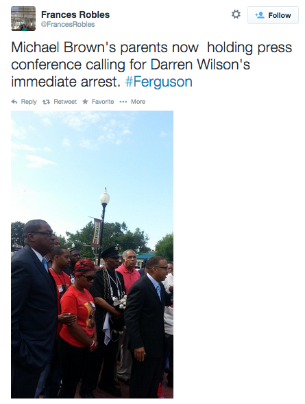 socialjusticekoolaid:  On the one-month anniversary of Michael Brown’s death, his