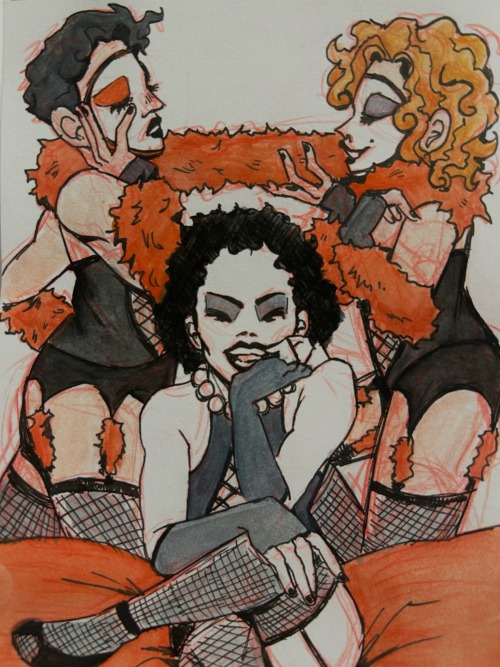 Day 8 Of Drawing A Horror Movie Fanart For Every Day Of October,, Today We Have The Rocky Horror Picture