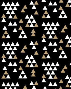 Glitter Triangles by CharlotteWinter // more art here