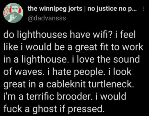 ghostingrose:stupidbeecandle:drinkyourjuiceshelby: I lived and worked in a lighthouse at a previous 
