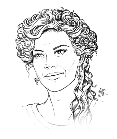 portraitoftheoddity: Frigga Faces for Faces art for @gaslightgallows! Thank you for your donation to