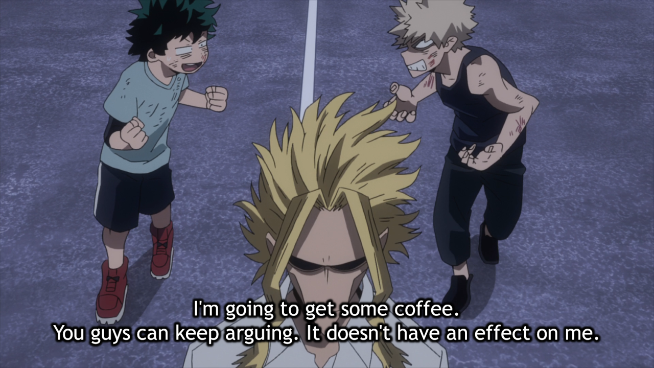 Incorrect My Hero Academia — All Might: I'm going to get some coffee. You  guys...