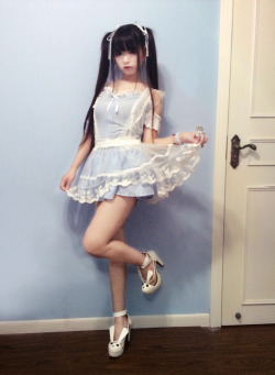 pastel-cutie:  Gingham Top / Bloomer Skirt / Transparent Maid Dress You can use the code “PASTEL CUTIE” at checkoutfor 10% off when you spend ฮ.00 or more~! ^_^ 