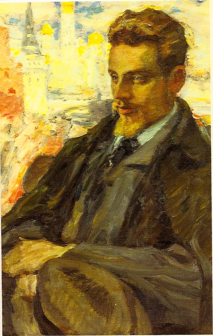 substitutescene:  R. M. Rilke in Moscow, Leonid Pasternak, 1928.