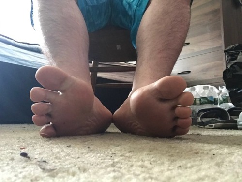 Come worship my feet boys. They’re smelling good this morning!