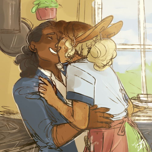 taz-ids: catpngs:a good and soft baking morning in the Taakitz Household™… [ID] A full color drawing