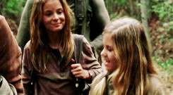 c-sand:  The Walking Dead // 4x14: The Grove:   I can kill walkers … I mean, I’ve tried. I’m not like my sister. I’m not messed up. I know what they are. But, I can’t kill people. I could never do that. When the bad people were at the prison