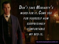 â€œDonâ€™t take Moriartyâ€™s