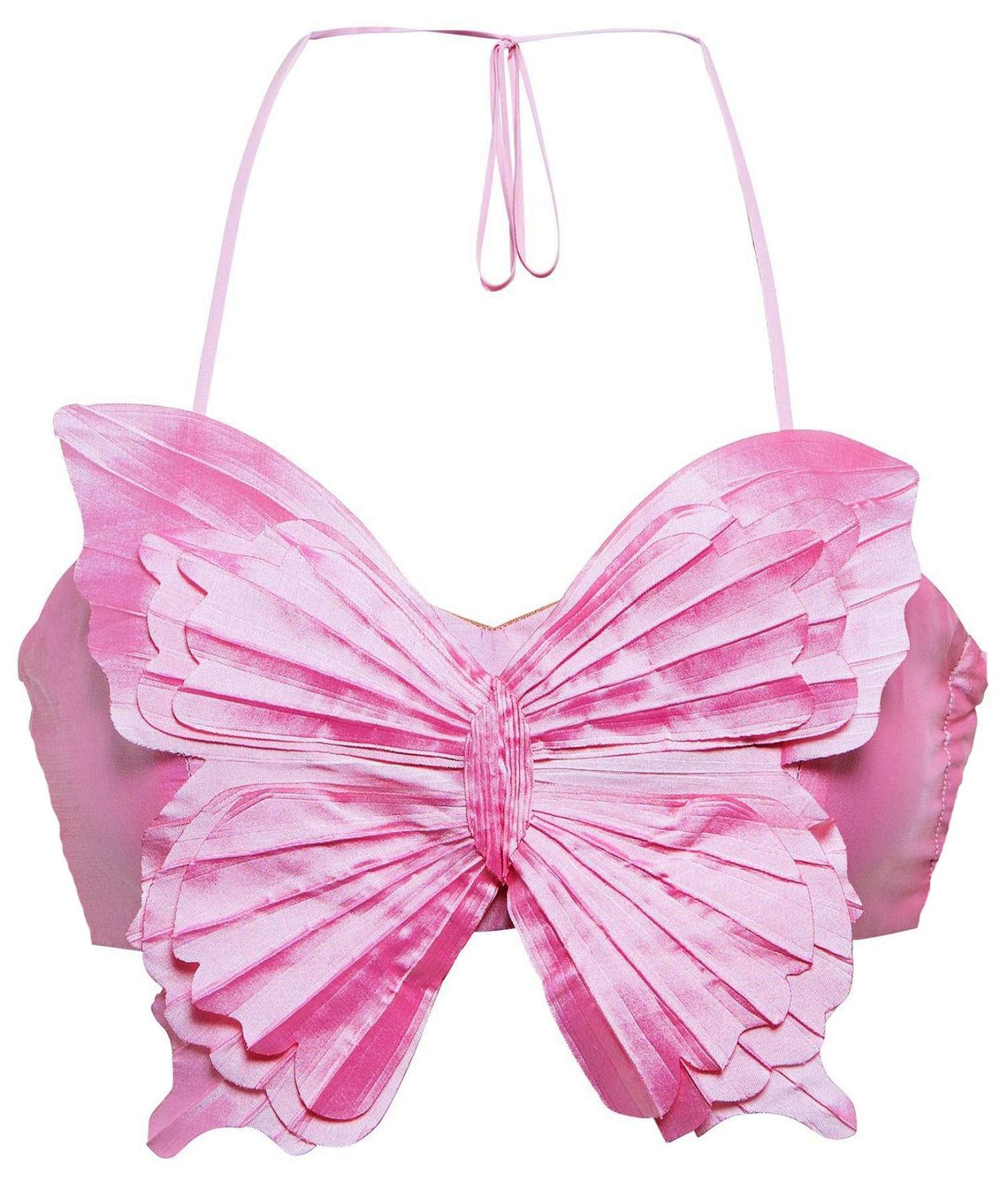 butterfly silk bandeau