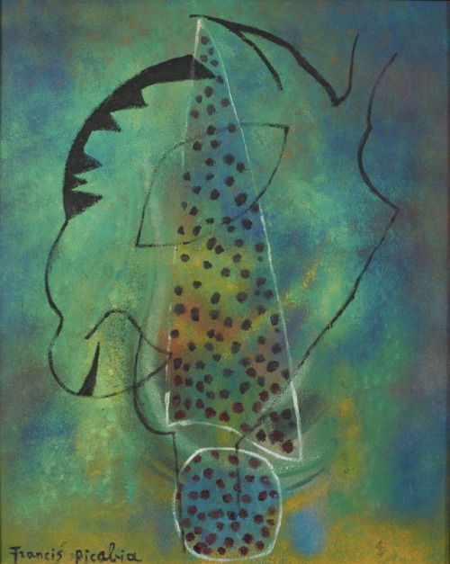 amare-habeo:Francis Picabia (French, 1879-1953) Abstract, 1947-1949