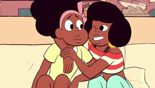 Today’s sisters are Kiki and Jenny Pizza from Steven Universe