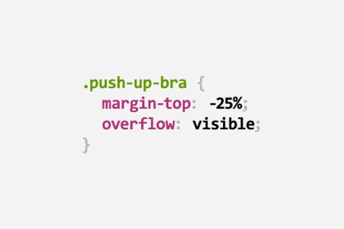 visual-poetry:»css puns«