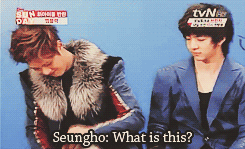 sheakaluvsjungjihoon:    Seungho meets fortune cookies for the first time •ᴥ•