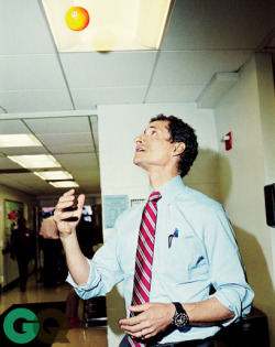 gq:  The Year of Living Carlos Dangerously Anthony Weiner’s sexting addiction nuked his political career (twice!), endangered his marriage (twice!), and turned him into a walking penis joke (forever!). Marshall Sella tails Weiner through his doomed