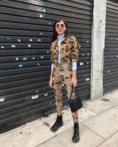Daring prints, all laced up. Want to see your picture here? Show us how you wear your Doc’s and give us some attitude with #WORNDIFFERENT. Worn by angelicasbucci.