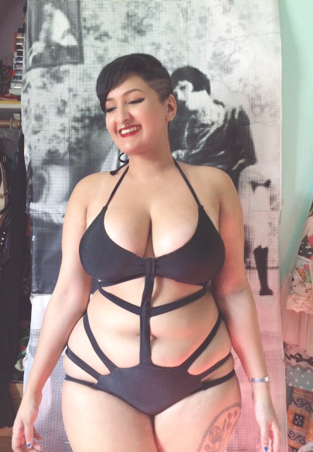 plotprincessss:  thajazzyone:  darshanapathak:  I’ve always wanted to try a strappy monokini, but when I saw the gorgeous Nicki Minaj & Bei Badgirl sporting some cute strappy looks, I knew I had to have one! This one is courtesy of Oasap, you can