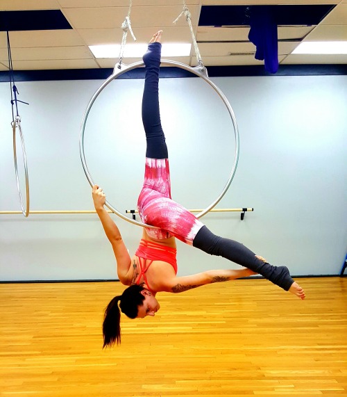 I’m finding all of my aerial classes to be challenging yet relaxing. I’ve never felt lik