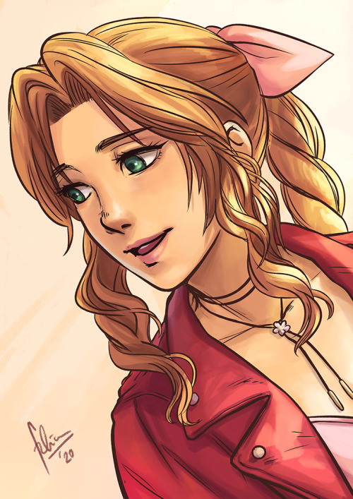 Like the sun ☀️&ndash;Aerith, FF7R.Quick 2020 warm-up!You can also find me on twitter.