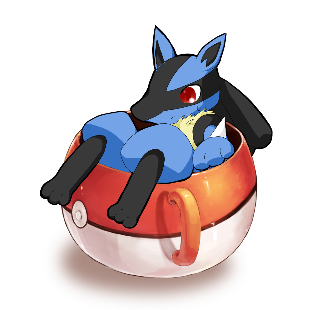 The Aura Pokemon, Lucario! {Reuploaded Art by Lillieceon