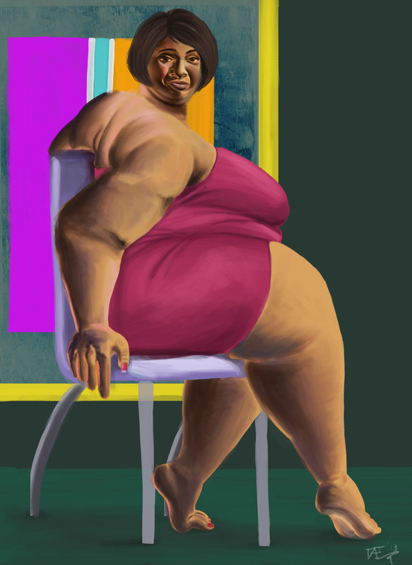 micdotcom:   &ldquo;[The] women that I portray in my art are all around, but