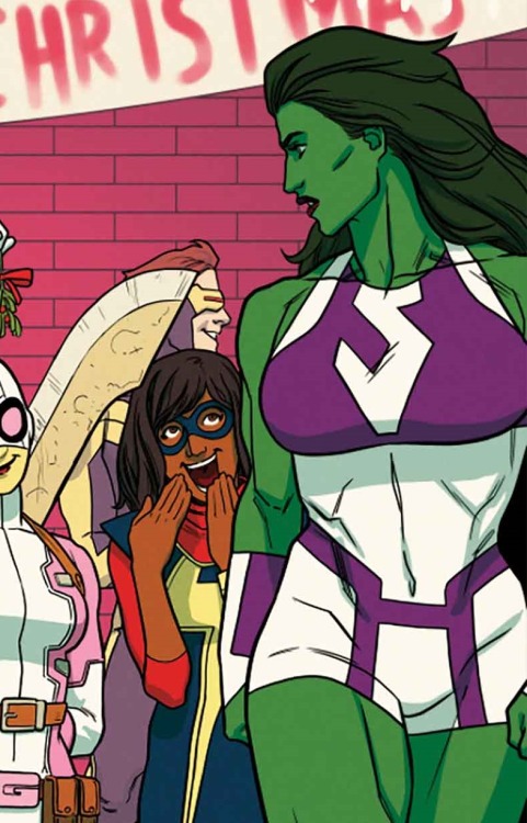 comicsalliance: WE ARE KAMALA. KAMALA IS US. We’re digging Ms Marvel’s fangirl face on t